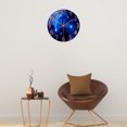 thumbnail image 5 of Blue Wall Clocks Battery Operated 20 Inch Modern Wall Clock Silent Round Large Wall Clock for Living Room, 5 of 6