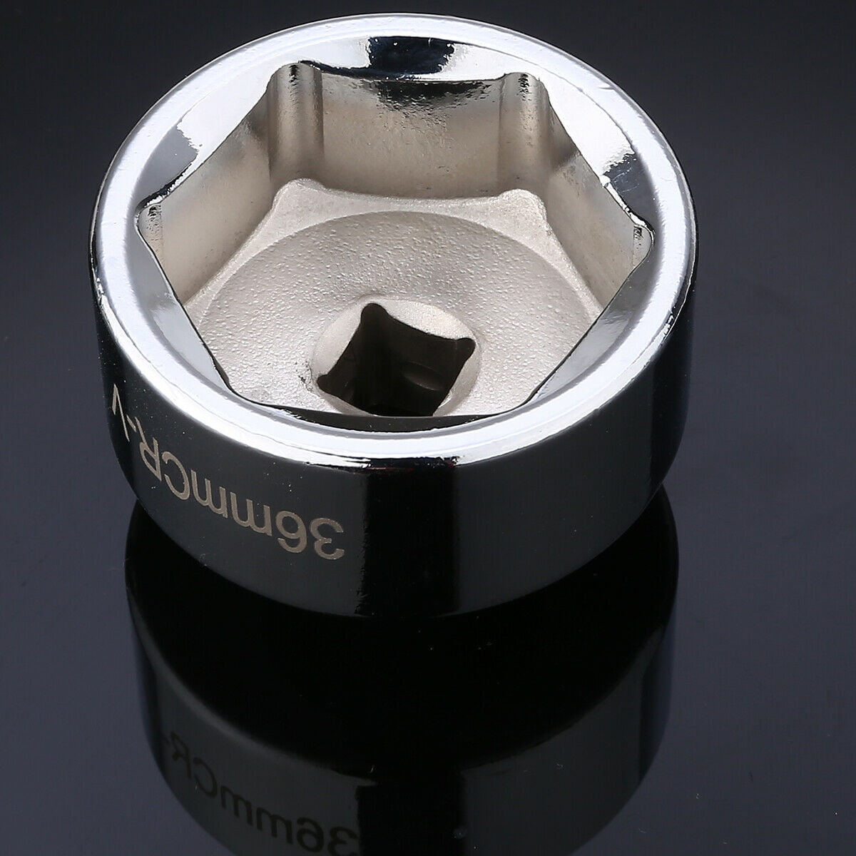 36mm 3/8" Metric Low Profile Oil Filter Socket Wrench Remove Canister