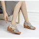 thumbnail image 2 of XIHAHA Sandalias para niña, Sandalias suaves para mujer, Sandalias cómodas, zapatos de playa con punta abierta para mujer, calzado para mujer, Sandalias, zapatos de Trekking, 2 of 5