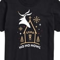 thumbnail image 3 of The Nightmare Before Christmas - Ho Ho Howl - Men's Short Sleeve Graphic T-Shirt, 3 of 5