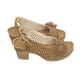 thumbnail image 5 of WILLBEST Sandalias Dama Mujer Zapatos Casuales Cómodos Sandalias De Tacón De Cuña Con Flores Huecas Y Punta Abierta, 5 of 9