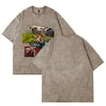 thumbnail image 6 of Gachiakuta Anime T-Shirt Retro Washed Design Printed Round Neck Short Sleeve Top, 6 of 6