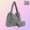 Grey, variant on BagParty 2024 Fall/Winter Velvet Faux Fur Tote Bag Set for Women, Soft Large Capacity Fashion Handbag for Office, School, Outdoor & Holiday Gift