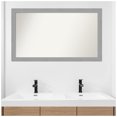 thumbnail image 3 of Amanti Art Custom Wall and Bathroom Mirror (25.5 x 43.5 in.), Brushed Nickel Frame, 3 of 6