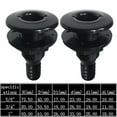 thumbnail image 4 of BTOER 2 Pcs Raccord de Coque Traversant Marine Connecteur de Coque Traversant pour Bateaux Noir, 4 of 5