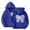Dark Blue, variant on Ruyang Girls Cute Bowknot Graphic Pullover Hoodies Trendy Preppy Hooded Sweatshirt Oversized Soft Athletic Sweatshirts