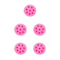 thumbnail image 3 of Wosthever Molde de Chocolate Flexible reutilizable reemplazo lindo DIY forma de fruta cubo de hielo pastel galleta molde cocina moldes frambuesa Type1 NO1, 3 of 6