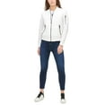 thumbnail image 5 of Levi’s Women’s Zip-Detail Bomber Jacket, White/XS, 5 of 5