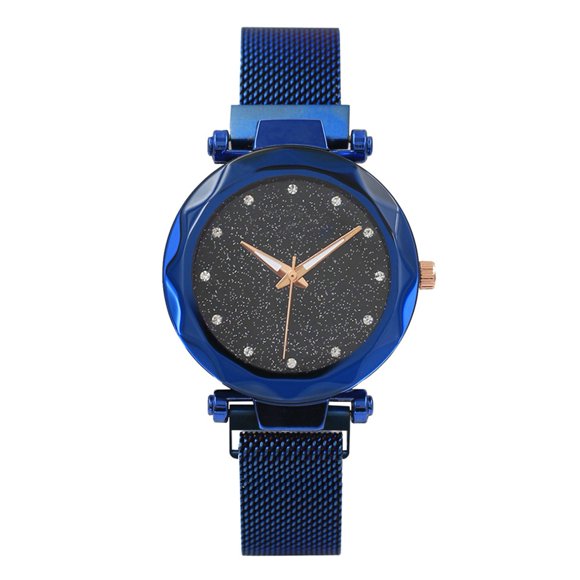 Quartz Movement Watch Women Watch Elegant Minimalist Metal Ladies Dress Wristwatch with Round Quartz Movement Fashion Jewelry Birthday Gift Women