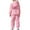 Pink, variant on Boys Girls Sweatsuit Set 2PC Long Sleeve Letter Printing Blue Tracksuit Hoodie and Sweatpants Warm Fall Winter Clothes Boys Girls Active Tracksuit Set 2T
