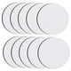 thumbnail image 2 of Round Heart Notch Round Cup Mats Coasters White Neoprene Decoration Occasions Offices Restaurant Wear Resistant, 2 of 11