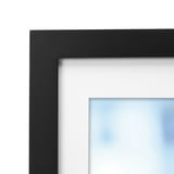 Mainstays 11x14 Matted to 8x10 Flat Wide Black Gallery Wall Picture ...