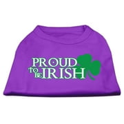 Pet Dog Cat Shirt Screen Printed, "Proud To Be Irish"