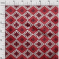 thumbnail image 2 of oneOone Viscose Chiffon Fabric Argyle Ikat Print Sewing Fabric BTY 42 Inch Wide, 2 of 4