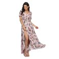 thumbnail image 4 of Vestido vintage con estampado floral Maxi Boho Pale Dogwood 2XL, 4 of 5