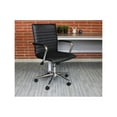 thumbnail image 4 of Boss Office Products Vinyl Hospitality Task Chair with Fixed Chrome Arms and Casters, Black, 4 of 12