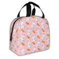 thumbnail image 2 of Honeii Rabbit And Carrot Print Lunch Bag Women, Lunch Box Lunch Bag for Women Adult Men, Small Leakproof Cute Lunch Tote Large Capacity Reusable, 2 of 8
