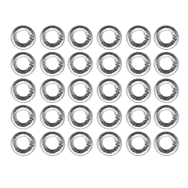 OUNONA 40 Pcs Tapis de Cuisinière en Aluminium Résistant à l'Huile pour Cuisinière à Gaz