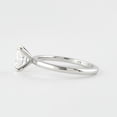 thumbnail image 5 of Solitaire Brilliance 2.84CT Oval Cut Moissanite Thin Band Engagement Ring, Simple Solitaire Ring, Dainty Promise Ring, 10k White Gold, Ring Size 4.5, 5 of 5