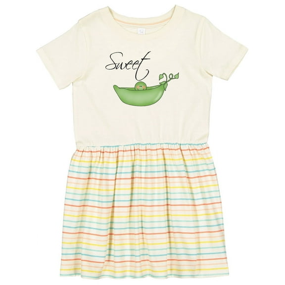 Inktastic Sweet Pea Girls Toddler Dress