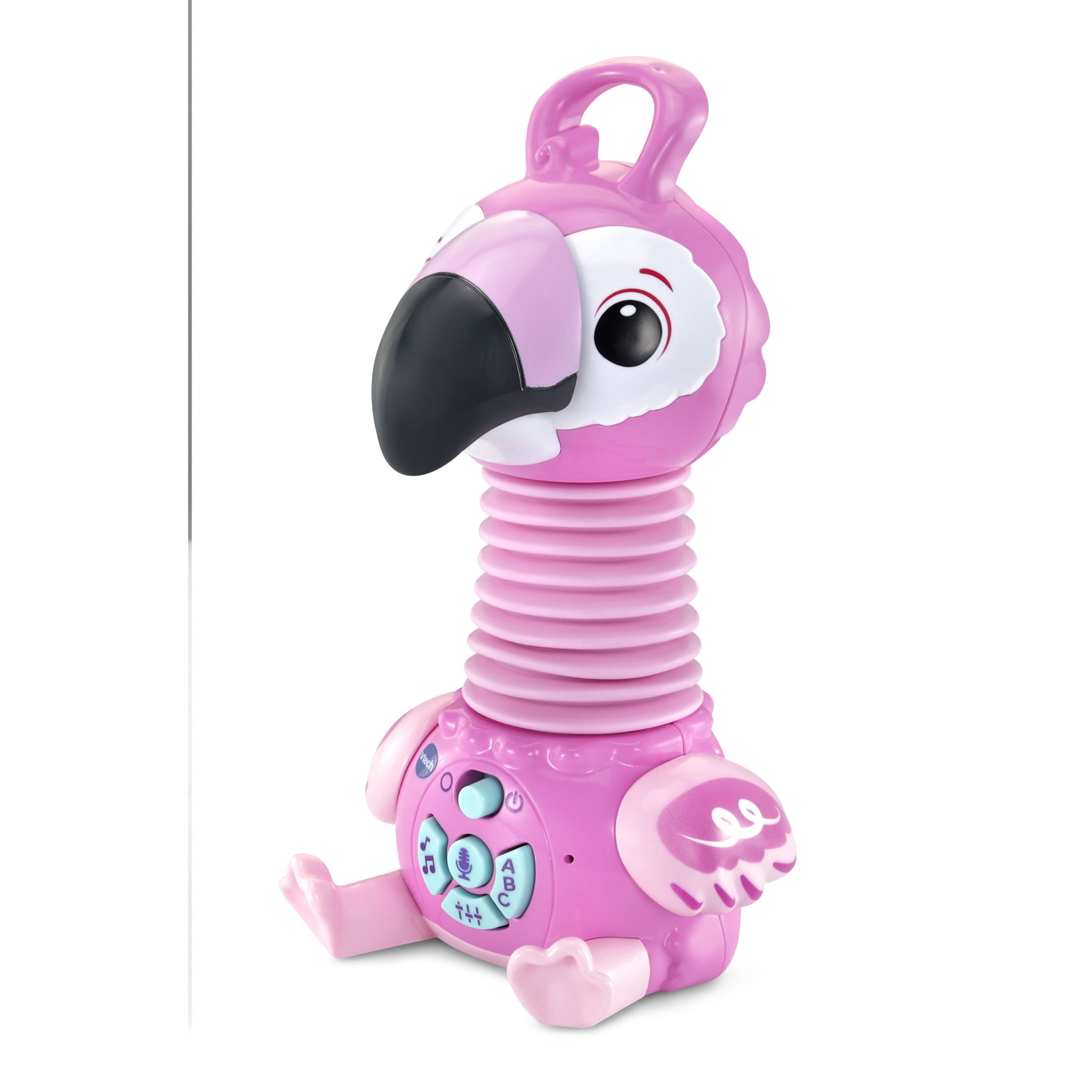 VTech Stretch & Play Letters Flamingo Musical Learning Toy for Toddlers - Electronic Pet