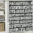 thumbnail image 6 of Orinice Egyptian Hieroglyphics Bathroom Decor Set with Hooks, Luxurious Graphic Print Polyester Fabric Shower Curtain for Bathroom, Multiple Sizes and Colors 36x72, 6 of 7