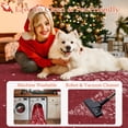 thumbnail image 6 of BERTHMEER 2'x6' Christmas Runner Rugs for Hallway Entryway Christmas Tree Gifts Print Holiday Decor Runner for Indoor Entrance Kitchen Bathroom Bedroom Washable Non-slip Rug,Red, 6 of 6