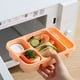 thumbnail image 5 of Caja de Almuerzo de Bento 3 Cajas de Almuerzo de Plástico Separadas Apiladas con Cajas de Ensalada de Frutas de Bento, Cajas de Picnic de Viaje de Microondas, 5 of 7