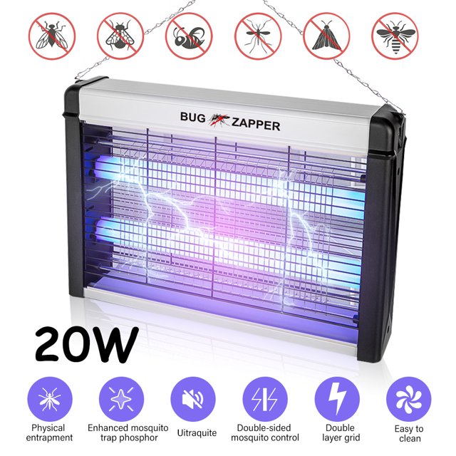 20W Electronic Bug Zapper Indoor Bug Zapper Insect, Fly, Mosquito