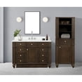 thumbnail image 4 of Design Element Winston 48" Solid Birch Hardwood Single Vanity in Walnut, 4 of 16