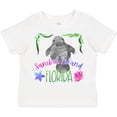 thumbnail image 3 of Inktastic Sanibel Island Florida Cute Swimming Manatee Boys or Girls Toddler T-Shirt, 3 of 5