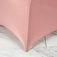 thumbnail image 5 of BalsaCircle 100 Dusty Rose Spandex Stretchable Banquet Solid Chair Covers Slipcovers, 5 of 8