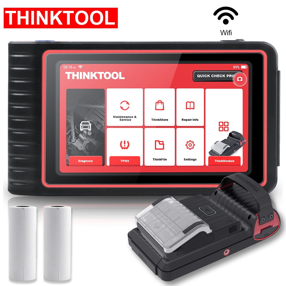 THINKCAR Thinktool OBD2 Scanner with Printer Professional Full System Car Diagnostic Code Vehicle Automotive Scanner Active ECU Coding Car Scan | Walmart Canada