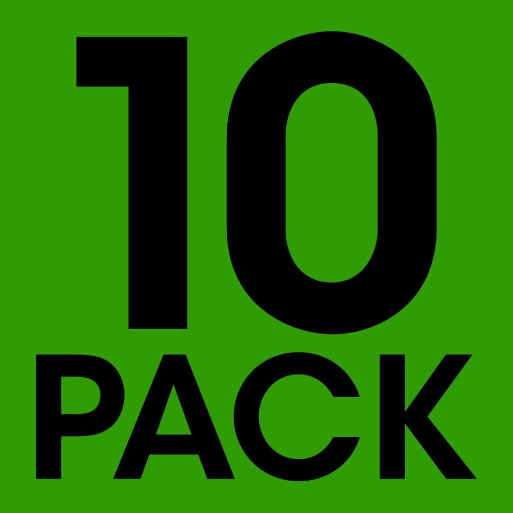 Cmple - 10 Pack Cat6 Ethernet Cable 3 ft Cat 6 Network Cables with RJ45 Connectors 10Gbps Computer LAN Patch Cord Router Internet Wire - Green