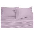 thumbnail image 1 of Royal Hotel Solid Lilac 550-Thread-Count Super-Deep 4pc King Bed Sheet Set 100-Percent Combed Cotton, Sateen Solid, Extra Deep Pocket, 1 of 2
