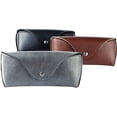 thumbnail image 7 of National Geographic Leather Like Semi Hard Eyeglass Case For Men And Women In Black, 7 of 7