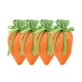 thumbnail image 5 of 4PCS Easter Carrot Fabric Gift Bags, Drawstring Easter Carrot Candy Bags, Cute Treat Favor Bags for Easter Basket Stuffers, Egg Hunt Easter Party Outdoor Decoration Supplies, 5 of 7