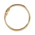 thumbnail image 2 of 50 Pieces Metal Binder Rings Albums Craft Paper Ring Office Loose-leaf Book Hoops for Home Notepad Cards Scrapbook Craft Office Binding Gold inner 25mm, 2 of 9