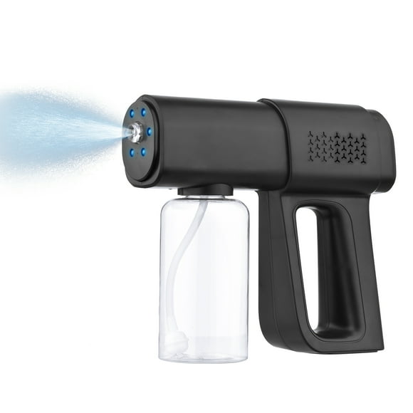 Nano Atomizer Sprayer Wireless Blue Light Handheld Disinfectant Fogger Machine 2 Levels 380ml/ 13oz Sanitizing Fogger Sprayer Nano Spray Machine Humidifier for Home Office School Salon