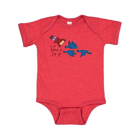 

Inktastic Cordelia with Birds: See it Believe it Do it. Gift Baby Boy or Baby Girl Bodysuit