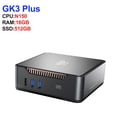thumbnail image 3 of Mini PC GK3V Intel Alder Lake N95 N100 Twin N150 8 GB/16 GB 512 GB Computadora para juegos con Windows 11 Pro, 4K 60 Hz HDMI VGA Win 11 Mini PC, 3 of 5