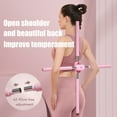 thumbnail image 3 of Adjustable Yoga Stick For Posture Correction Fitness With OneClick Design, Stainless Steel  Foam, Office Home Use, 3 of 8