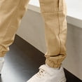 thumbnail image 6 of Kogui Dress Pants Boys Slacks Boys Chino Pants School Uniform Stretch Straight Fit Flat Front & Comfortable Waistband Youth Trousers Size 7-8 (Khaki,7-8 Years), 6 of 6