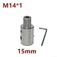 thumbnail image 1 of 8-19mm M14 adapter M14*1 Connecting rod Connector Bushing For chuck Lathe Bench, 1 of 6