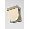 thumbnail image 3 of Living District Raine Modern Integrated LED Wall Sconce Silver Acrylic Lens, 3 of 3