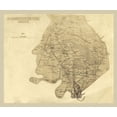 thumbnail image 2 of Unknown 14x12 White Modern Wood Framed Museum Art Print Titled - Henrico County Virginia - 1862, 2 of 4