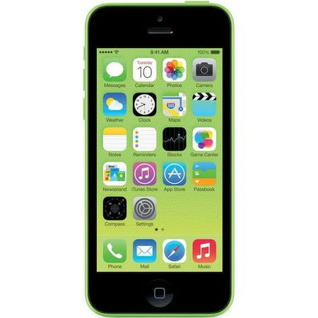 Pre-Owned Straight Talk Apple iPhone 5C 16GB LTE Prepaid Smartphone with 30-day $45 Service Plan (Good)
