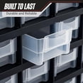 thumbnail image 7 of Storage Bin with Drawers - 41-Drawer Plastic Tool Organizer - Hardware or Craft Cabinet for Storing Beads, Toys, or Nuts and Bolts by  (Black), 7 of 7