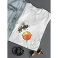 thumbnail image 3 of Bee And Lollipop Drawing T-Shirt Women -Image by Shutterstock, Female Medium, 3 of 4