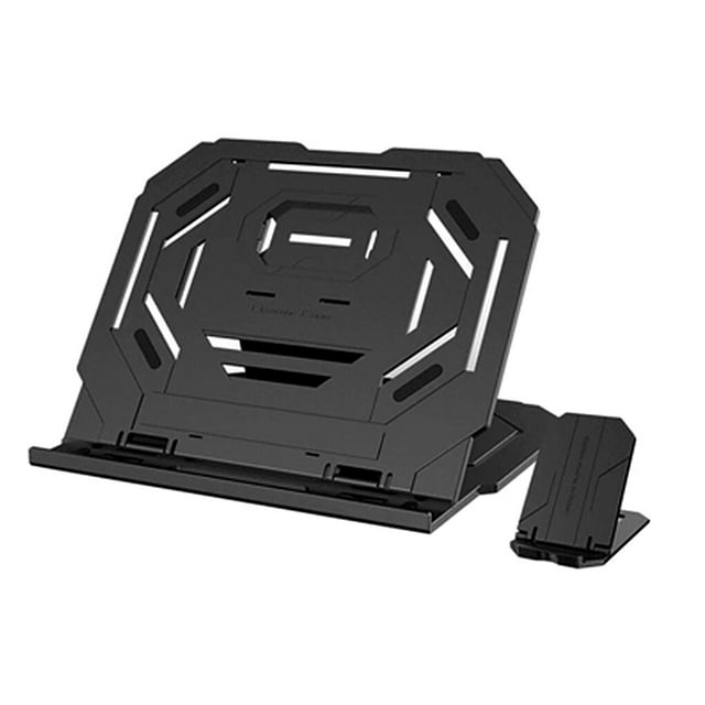 facefd Laptop Stand Raiser Heat-Dissipation Desktop Anti-Skid Holder Base Adjustable 360° Rotating Bottom Cooling Bracket Home Tabletop
